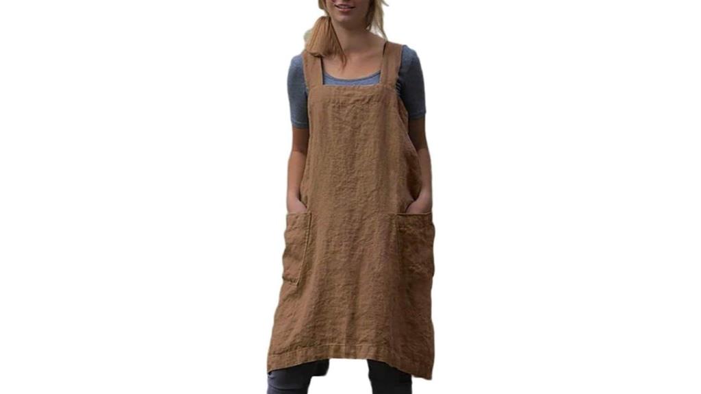 cotton linen women s apron