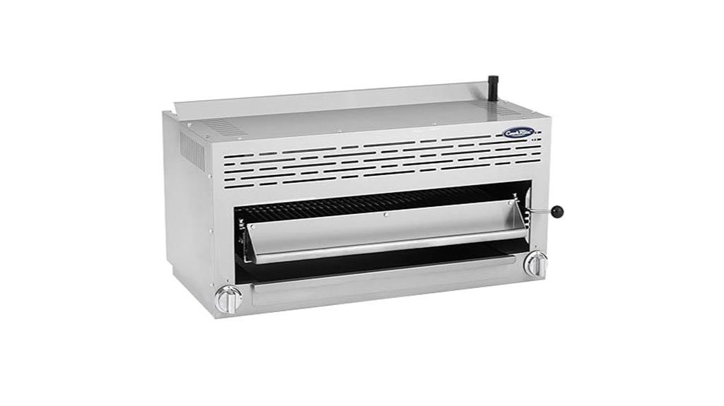 countertop infrared cheese melter