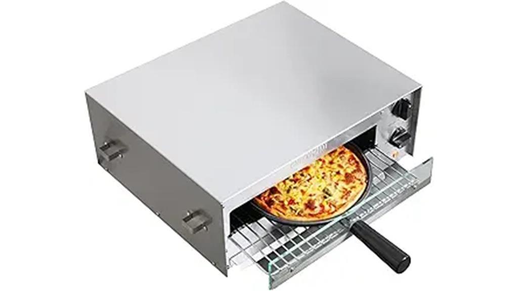 countertop pizza oven with timer