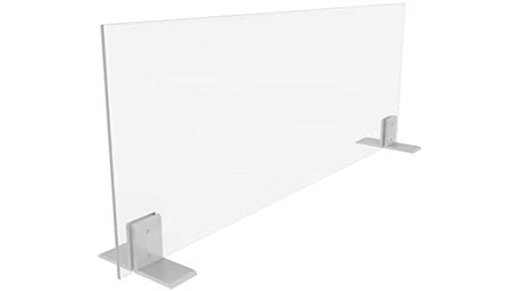 countertop plastic sneeze shield
