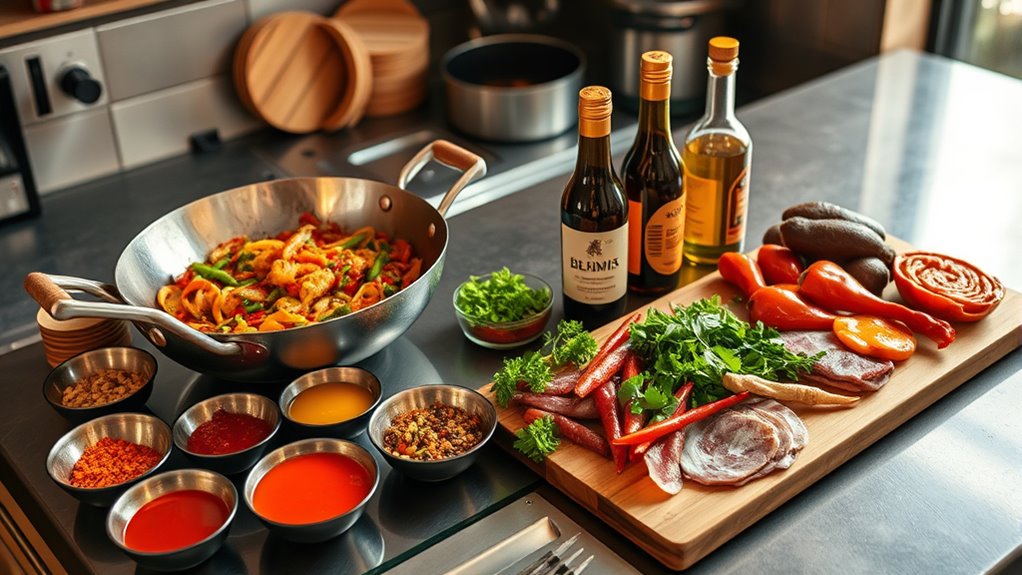 cuisine specific prep setup
