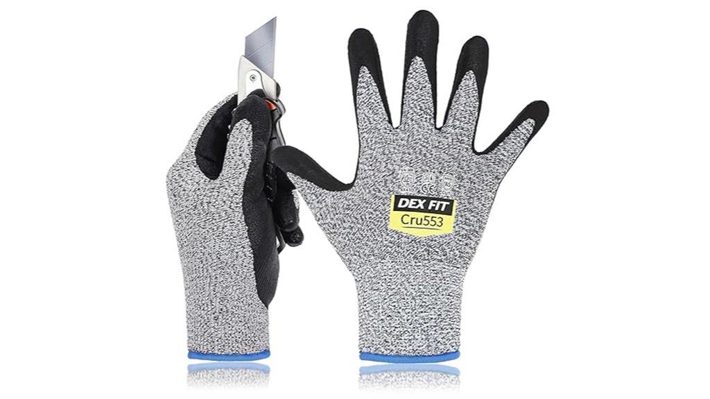 cut resistant gloves level 5