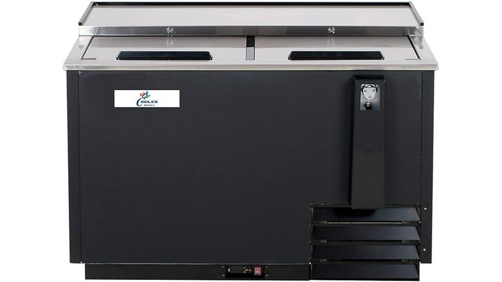 deep well commercial bottle cooler