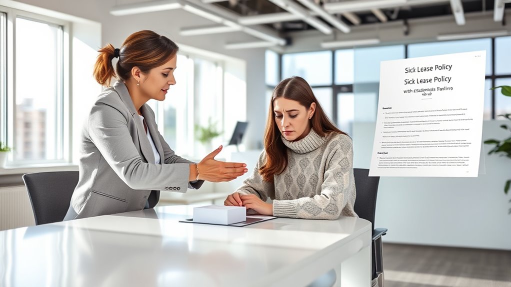 define sick leave procedures