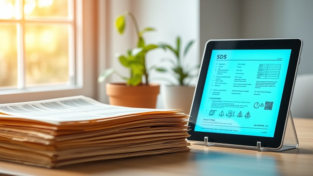 digital sds sheets reduce environmental impact