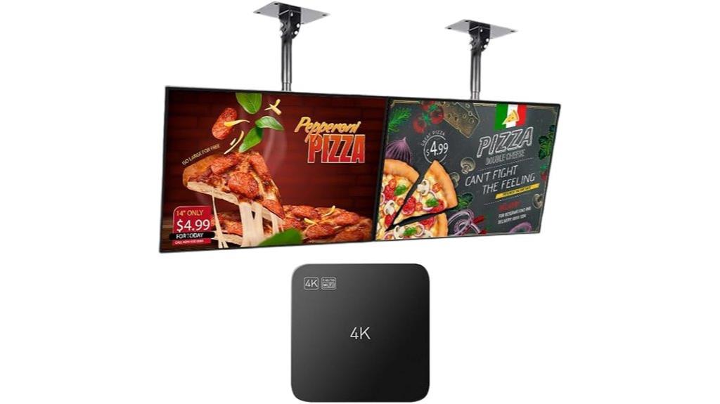 digital signage display box