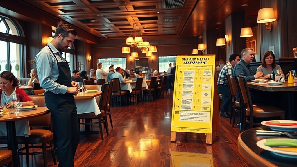 dining area slip hazards