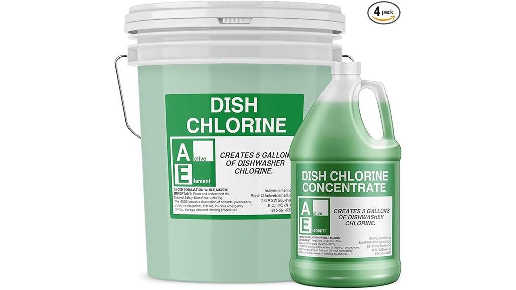 dishwasher food contact disinfectant