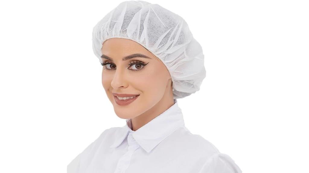 disposable food service caps