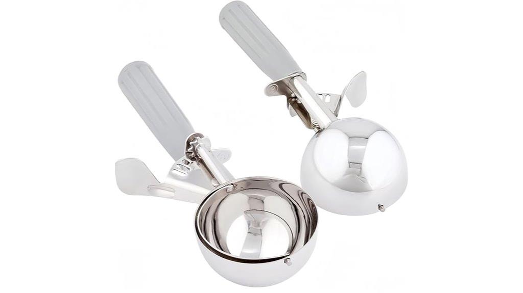 dual ice cream scoopers