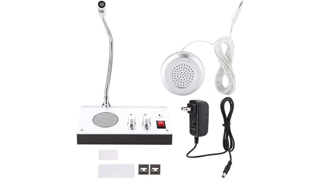 dual microphone speaker system