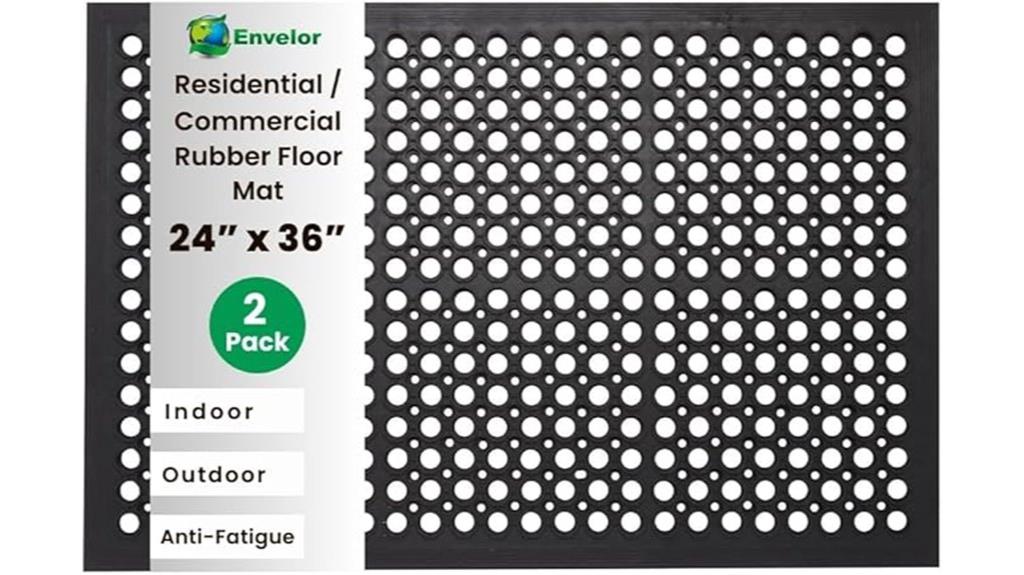 dual rubber floor mats
