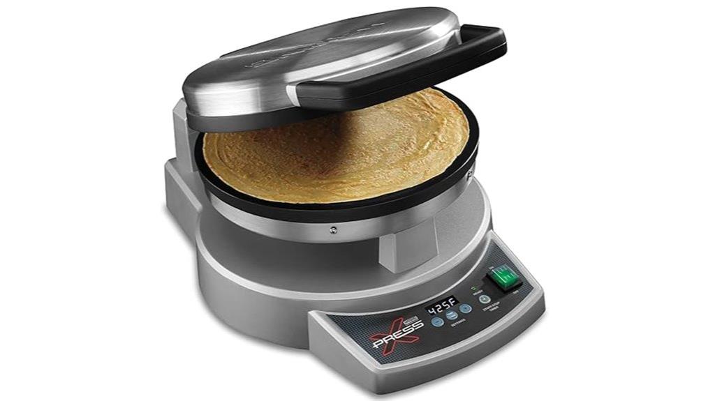 dual sided electric cooktop