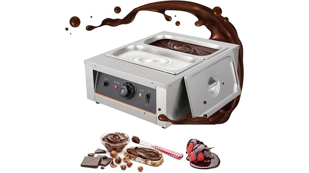dual tank chocolate temperer