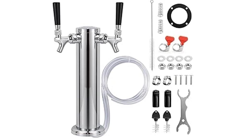 dual tap beer dispenser