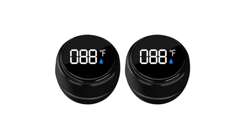dual waterproof bath thermometers