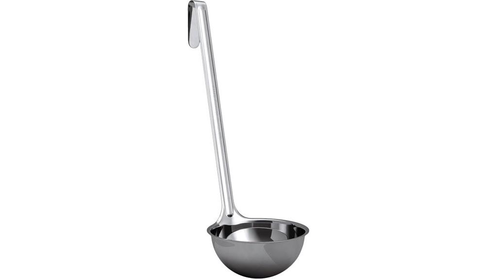 durable stainless soup ladle