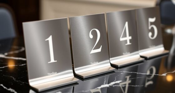 durable stylish table holders