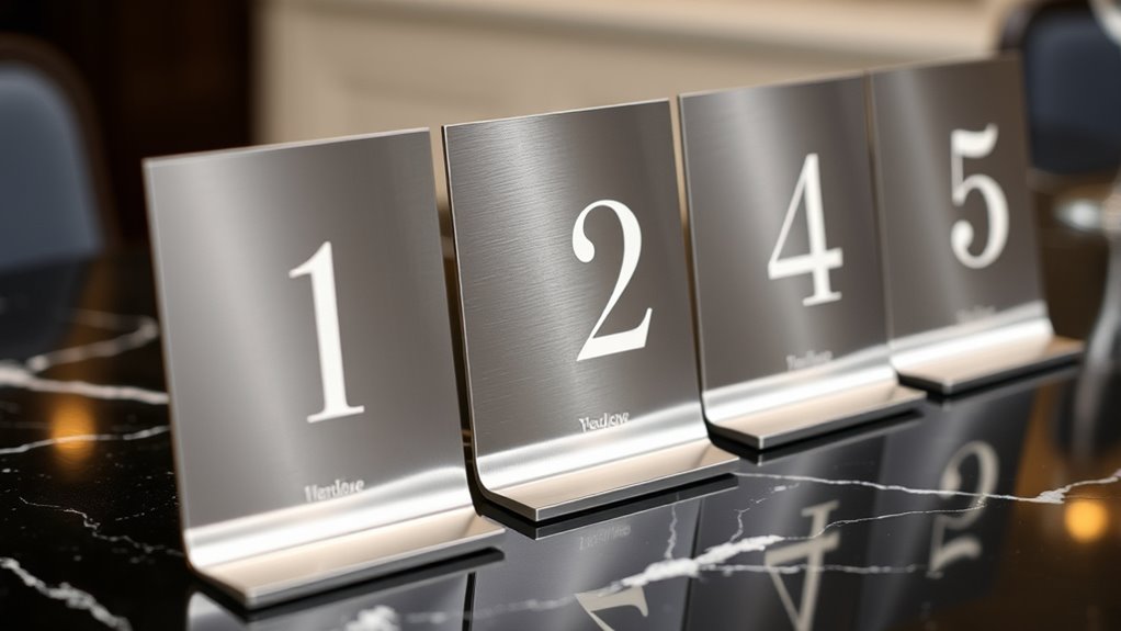 durable stylish table holders