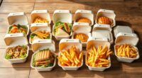 eco friendly compostable takeout containers