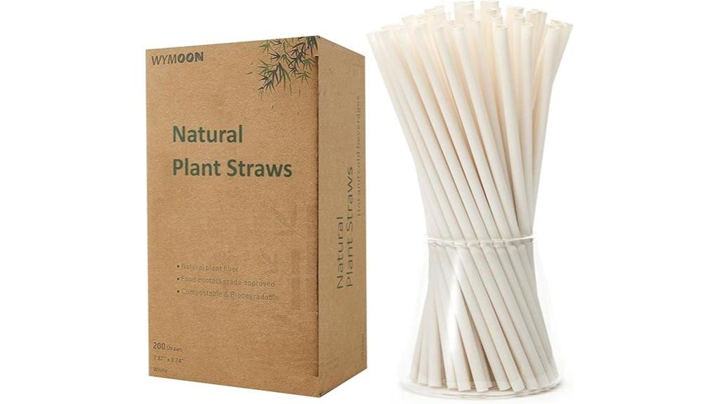 eco friendly plant straws pack