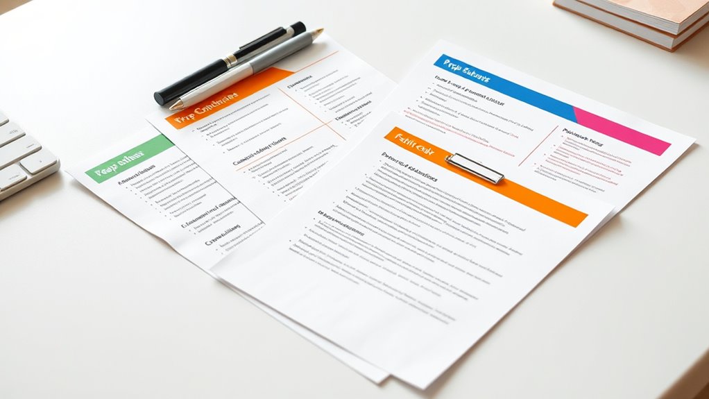 effective layout and formatting