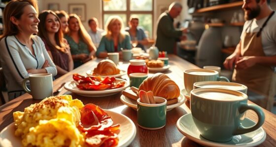 efficient weekend brunch service