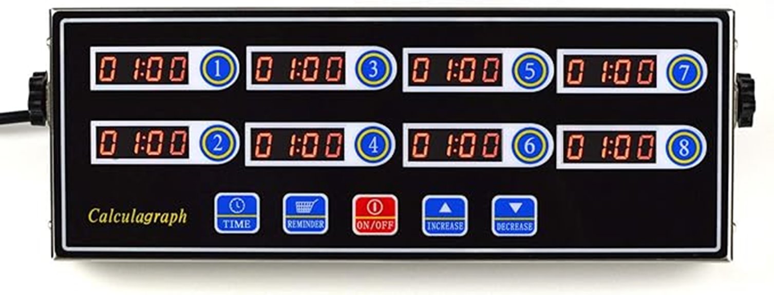 eight channel digital timer