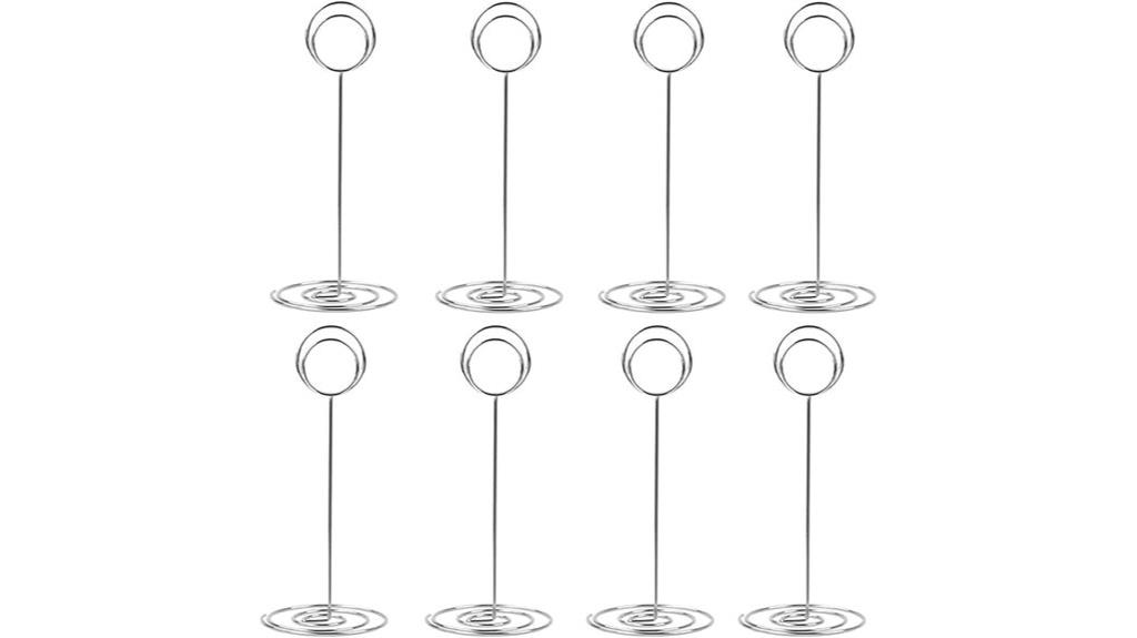 eight inch tall holders