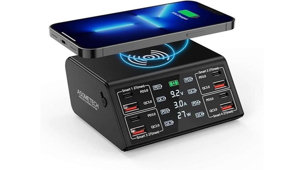 eight port wireless charger