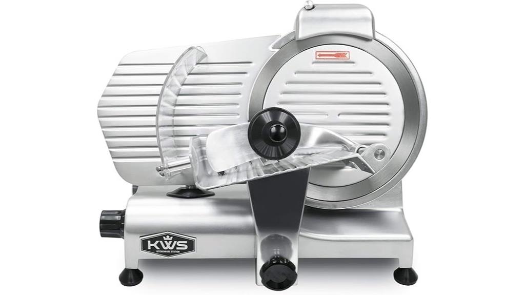 electric 10 inch stainless slicer