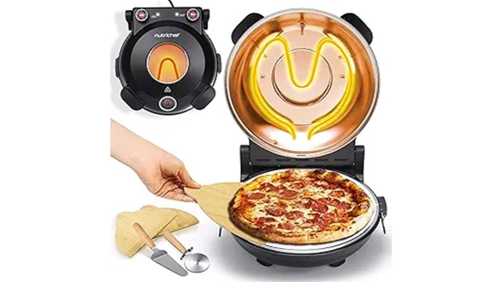electric 12 inch pizza oven