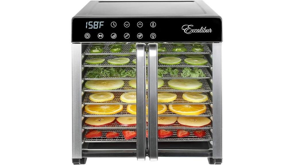 electric 8 tray food dehydrator