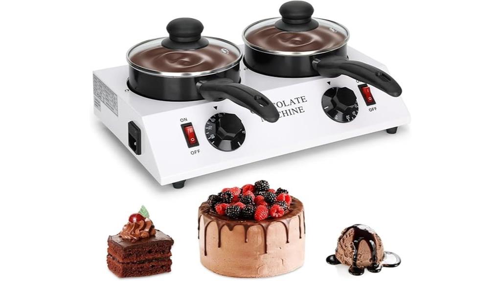 electric chocolate tempering pot