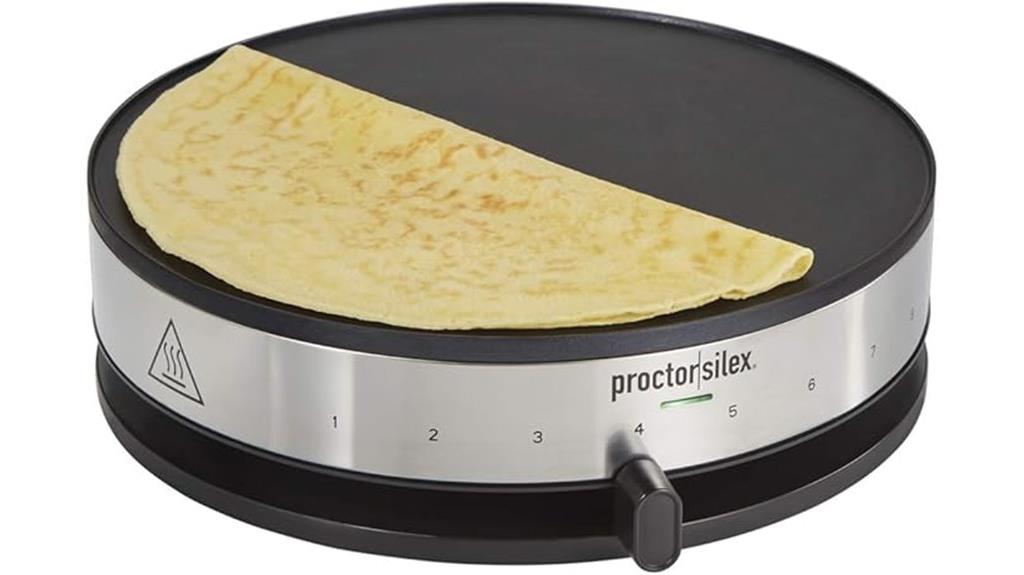 electric crepe maker griddle
