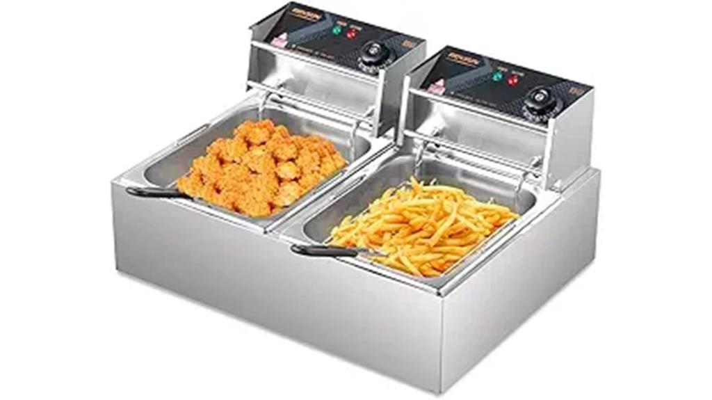 electric deep fryer 22 8qt