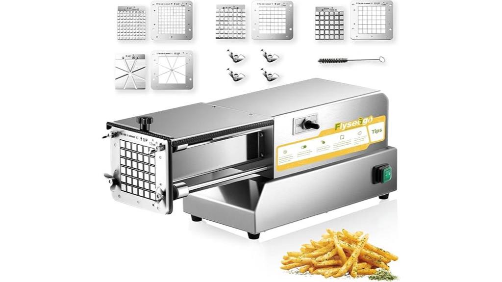 electric potato cutter with four blades