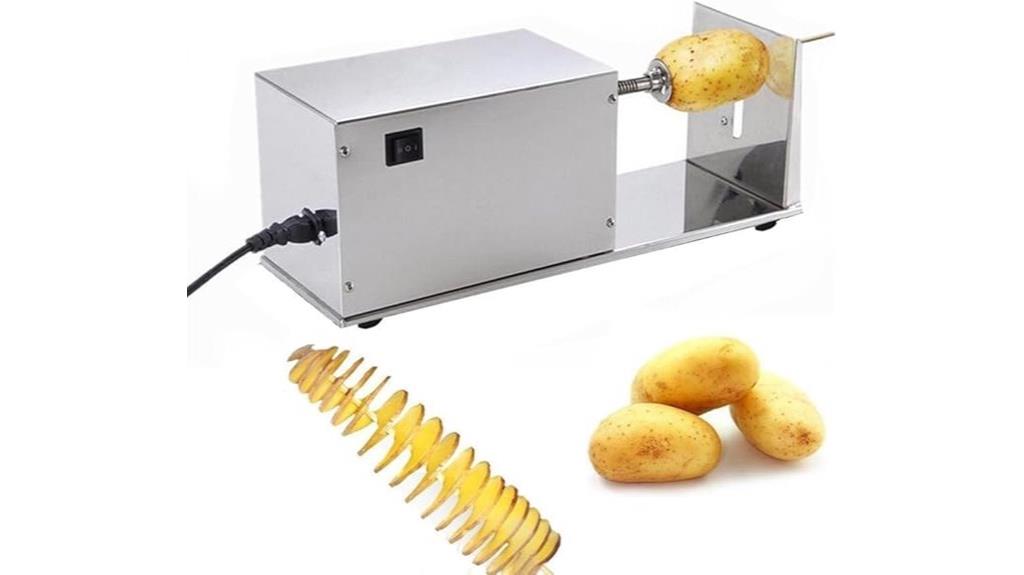 electric spiral potato cutter
