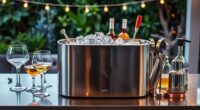 elegant ice bin drink stations