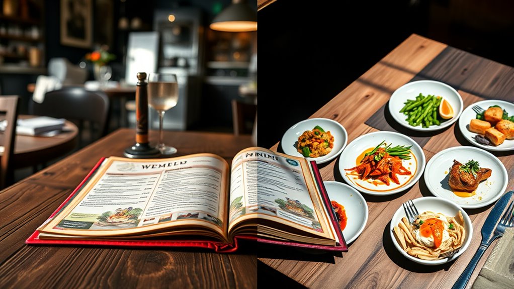 enhance menu with professional photography