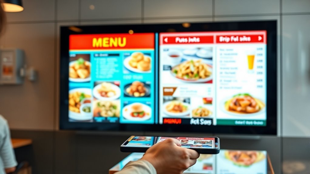 evaluating digital menu return