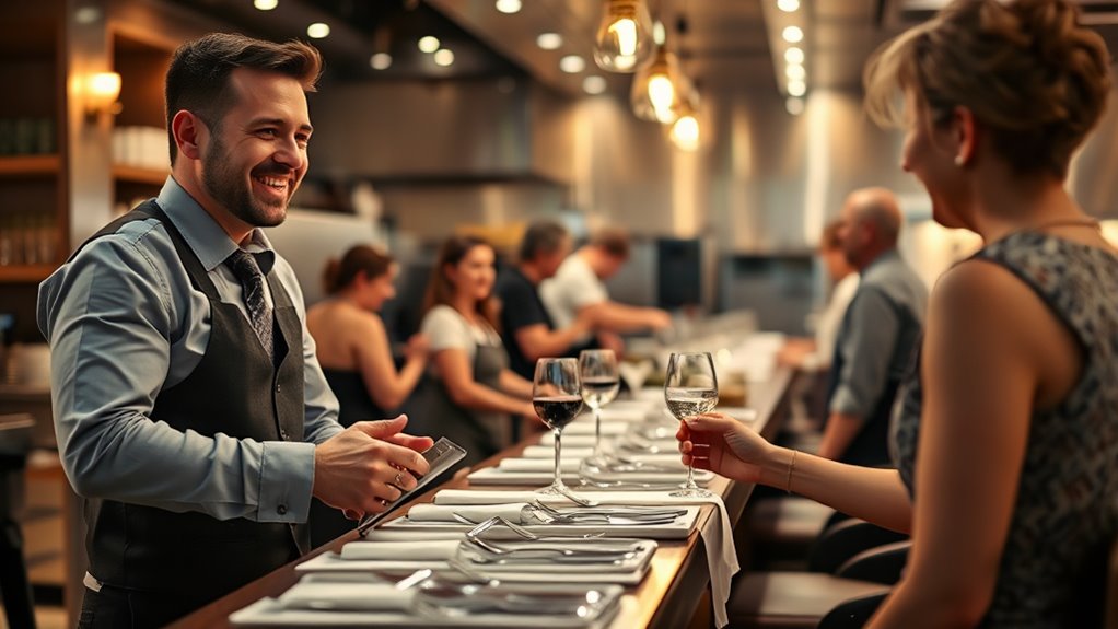 exceptional front of house service