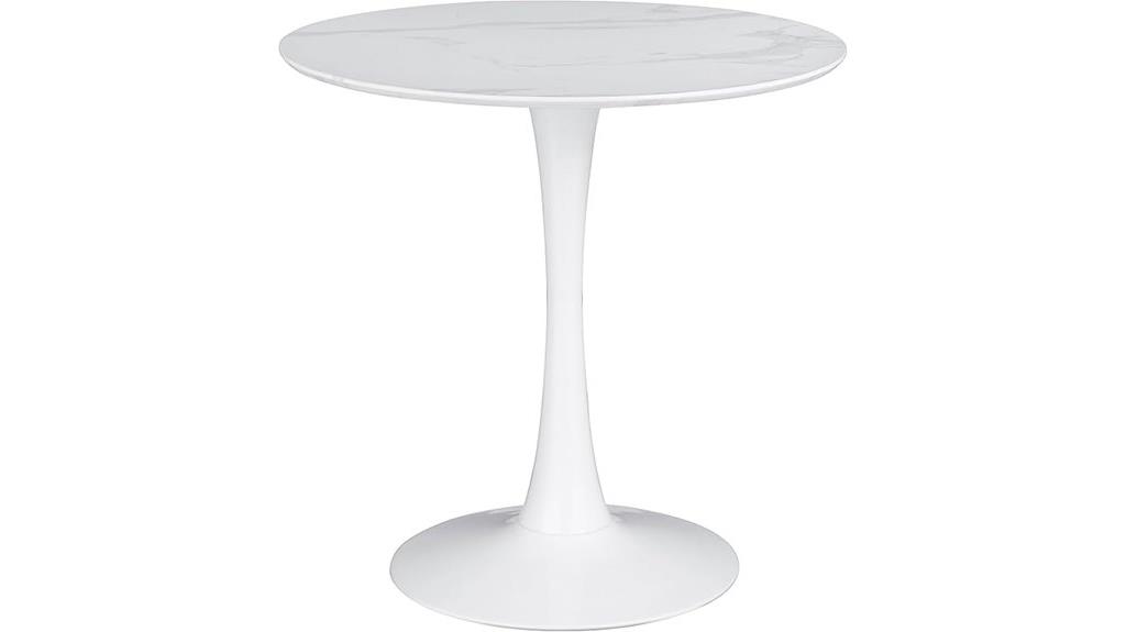 faux marble round table