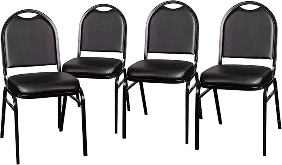 flash furniture stack chairs