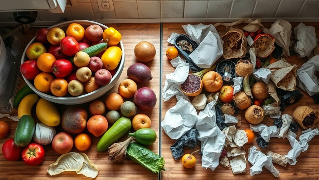 food loss versus food waste