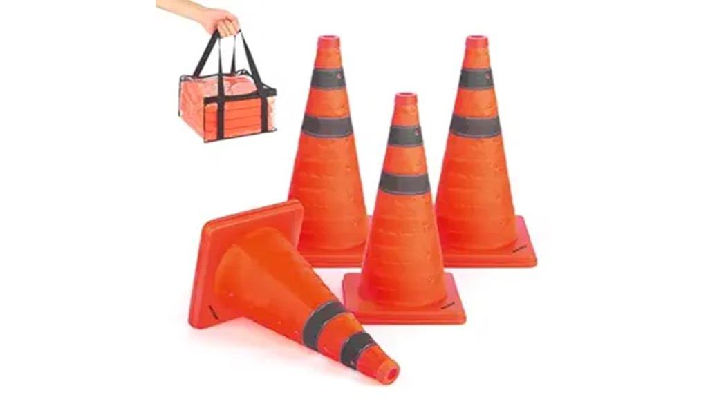 four pack 18 inch cones