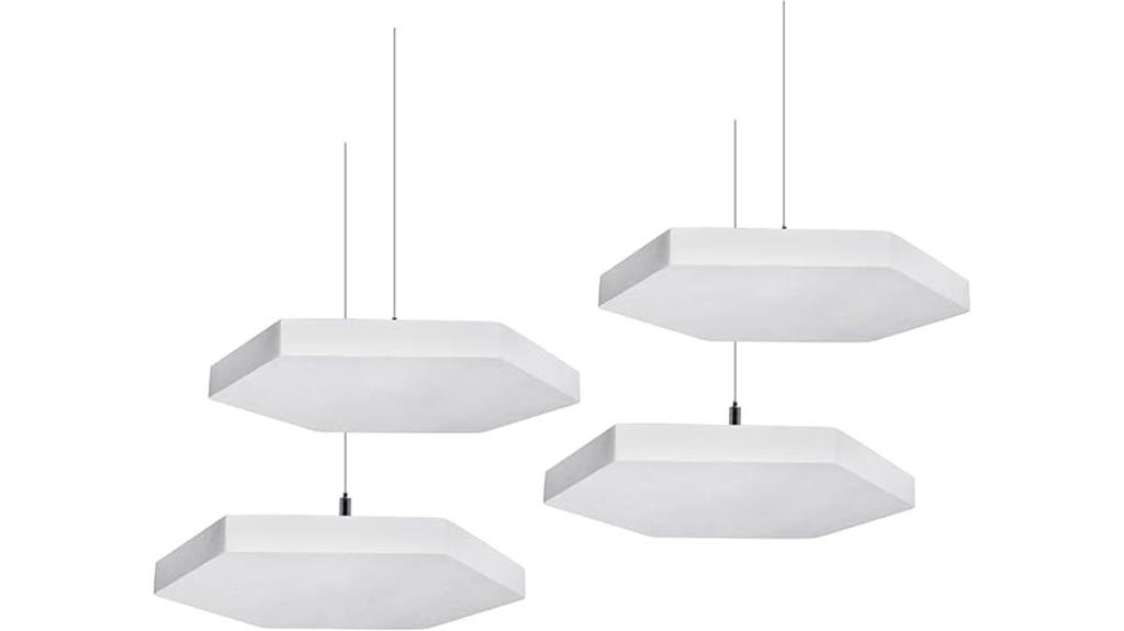 four piece ceiling panels