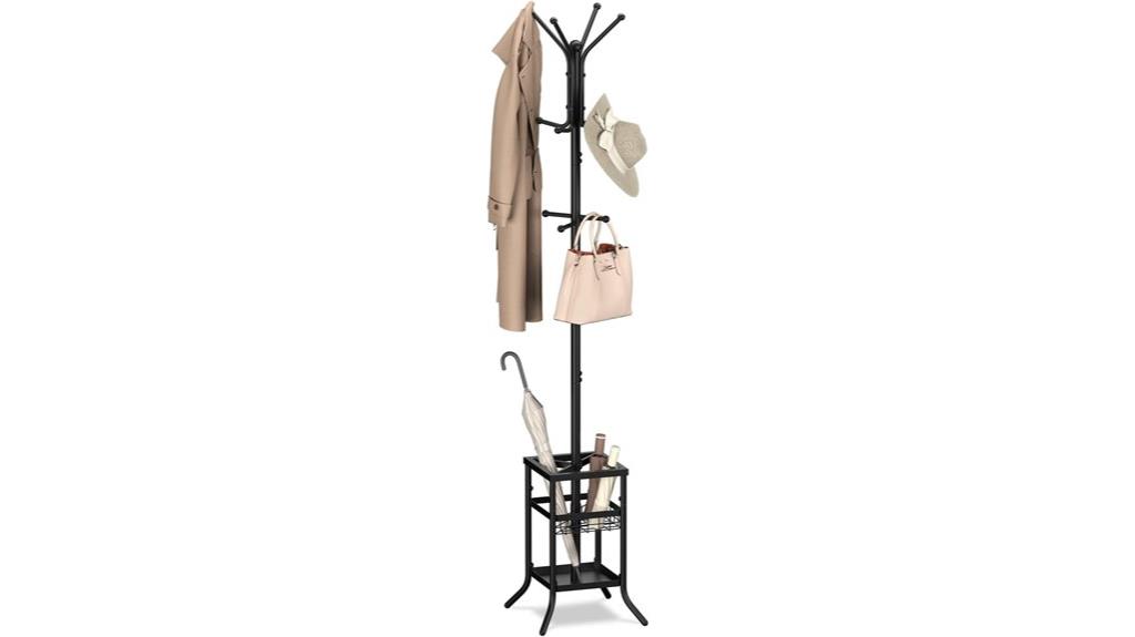 freestanding coat rack