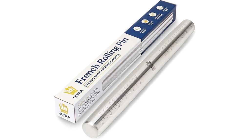 french rolling pin measurements