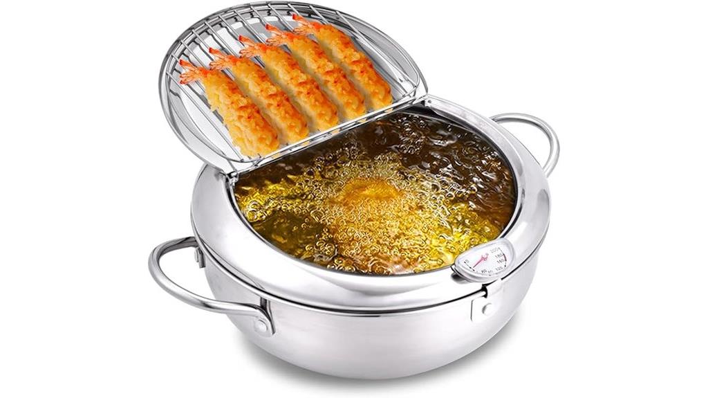 fryer with drain control